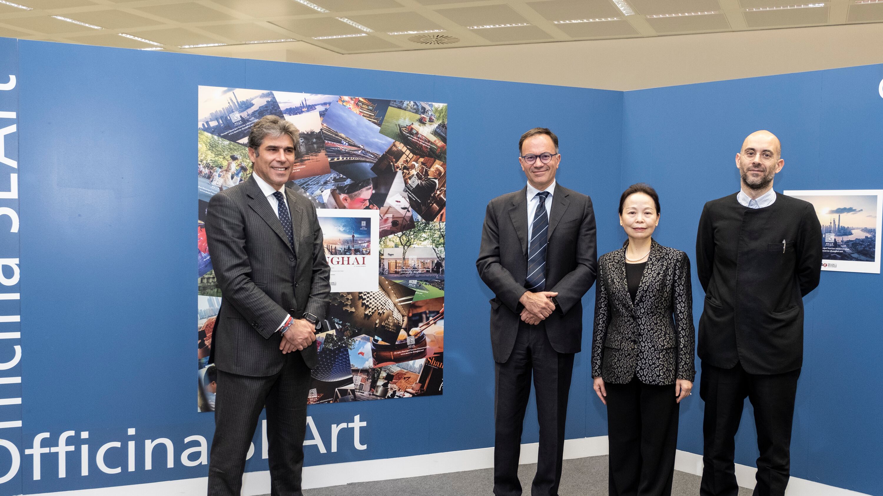 A Malpensa inaugurata la mostra "milano In shanghai". Brunini: "Ora accordi per più voli e vettori"