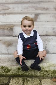 Ecco le foto di Natale del principino George 5