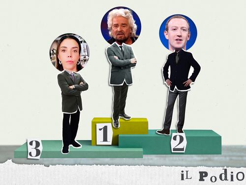 Il veleno della Parodi, Zuckerberg il censore, il suq grillino: ecco il Podio dei peggiori