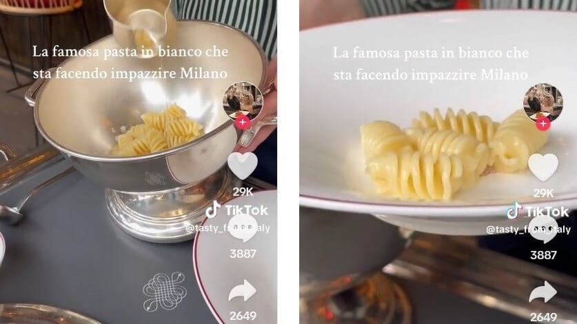 La pasta in bianco fa impazzire Milano. Il costo? 26 euro. Ed è polemica