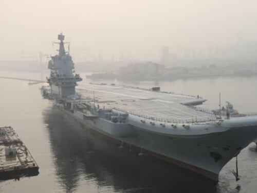 Cina, test in mare per il Gruppo da Battaglia della portaerei Shandong