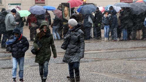 Su Milano è scesa la prima neve 8