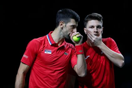 L'Italia vola in finale di Coppa Davis: le immagini più belle della sfida contro la Serbia 7