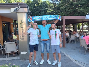 I tifosi del Napoli "invadono" Castel di Sangro 1