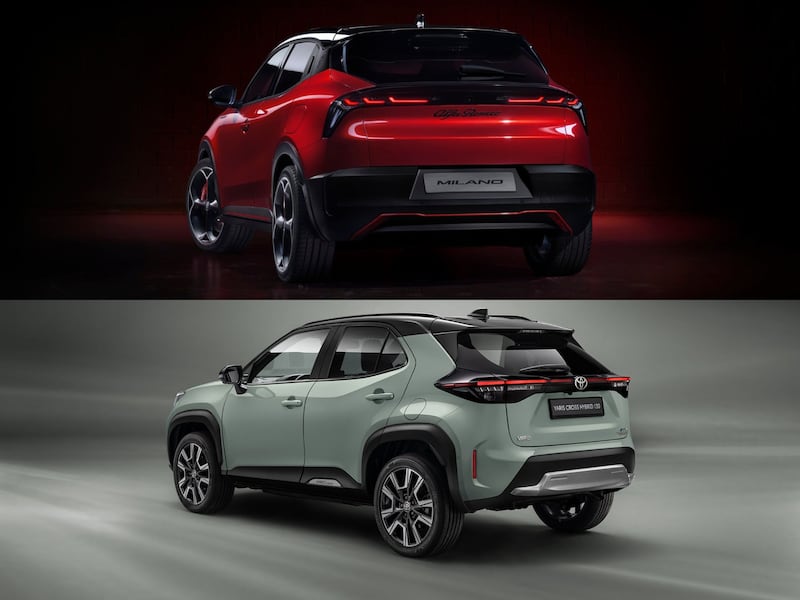 foto junior vs yaris cross 3