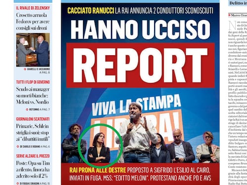 “Conduttori sconosciuti”. L’ironia involontaria del Fatto Quotidiano sui successori di Ranucci