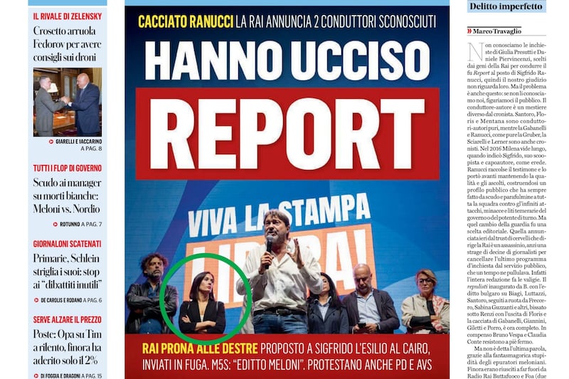 “Conduttori sconosciuti”. L’ironia involontaria del Fatto Quotidiano sui successori di Ranucci