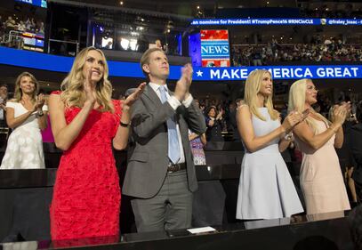 Cleveland, i rampolli di casa Trump uniti per sostenere il padre 5