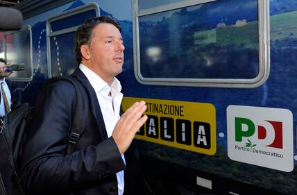 Parte il treno del Pd 5