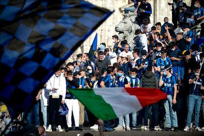 Inter, i festeggiamenti in Piazza Duomo 1