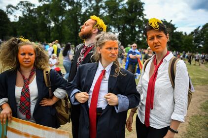 Scozia, manifestazione contro Trump 2