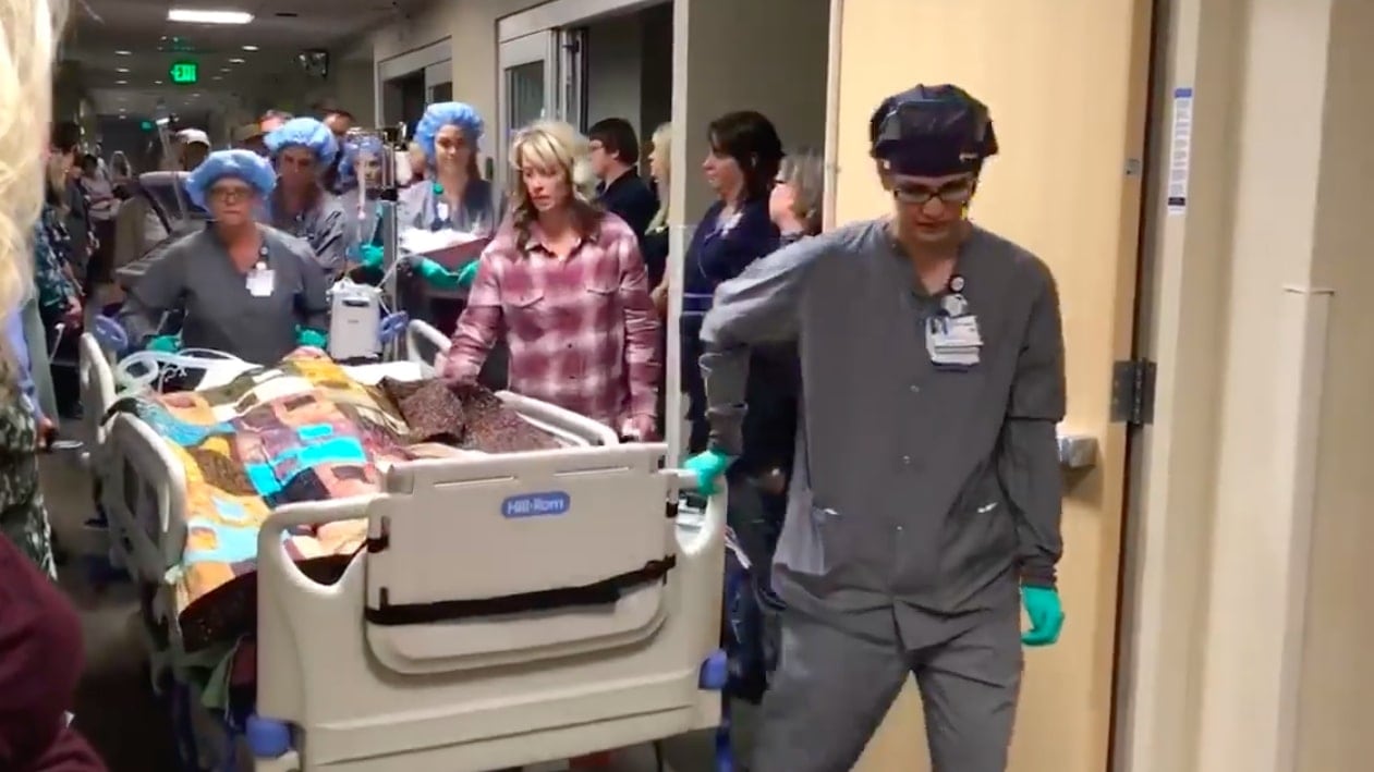 L'ultima camminata di un donatore di organi in fin di vita