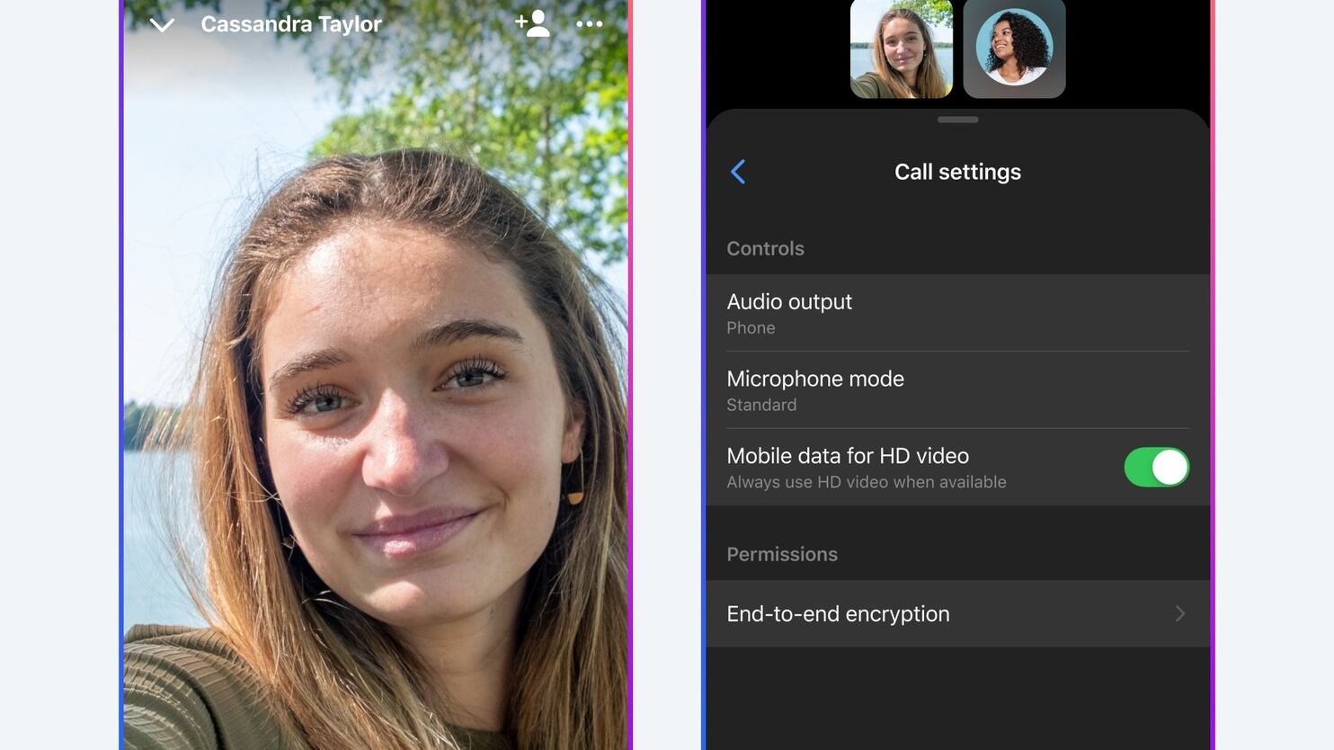 Sfondi, videochiamate e messaggi: le novità di Facebook Messenger