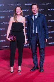 La Boschi in nero per "The Young Pope" 1