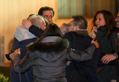 Gli ex ostaggi sono arrivati a Ciampino 7