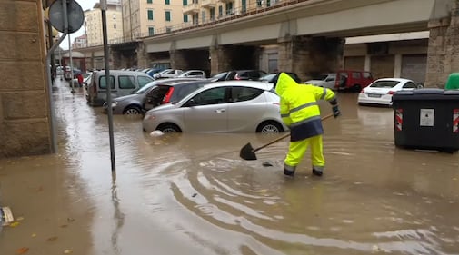 Il maltempo flagella la Liguria: strade allagate e fiumi in piena 5
