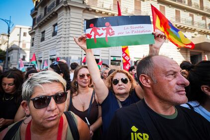 Mezza Italia bloccata dallo sciopero pro-Pal 5