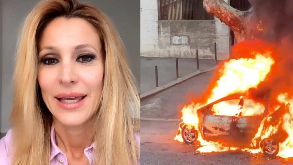Esplode un'auto sotto casa di Adriana Volpe: paura ai Parioli