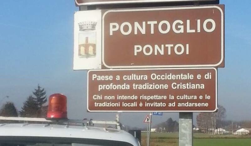 Pontoglio - cartello stradale - foto 2