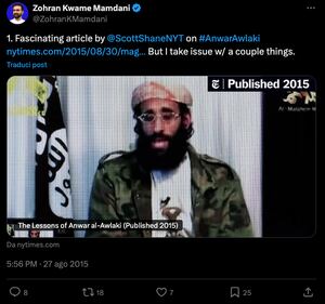 I tweet pro Al Qaeda di Mamdani 1