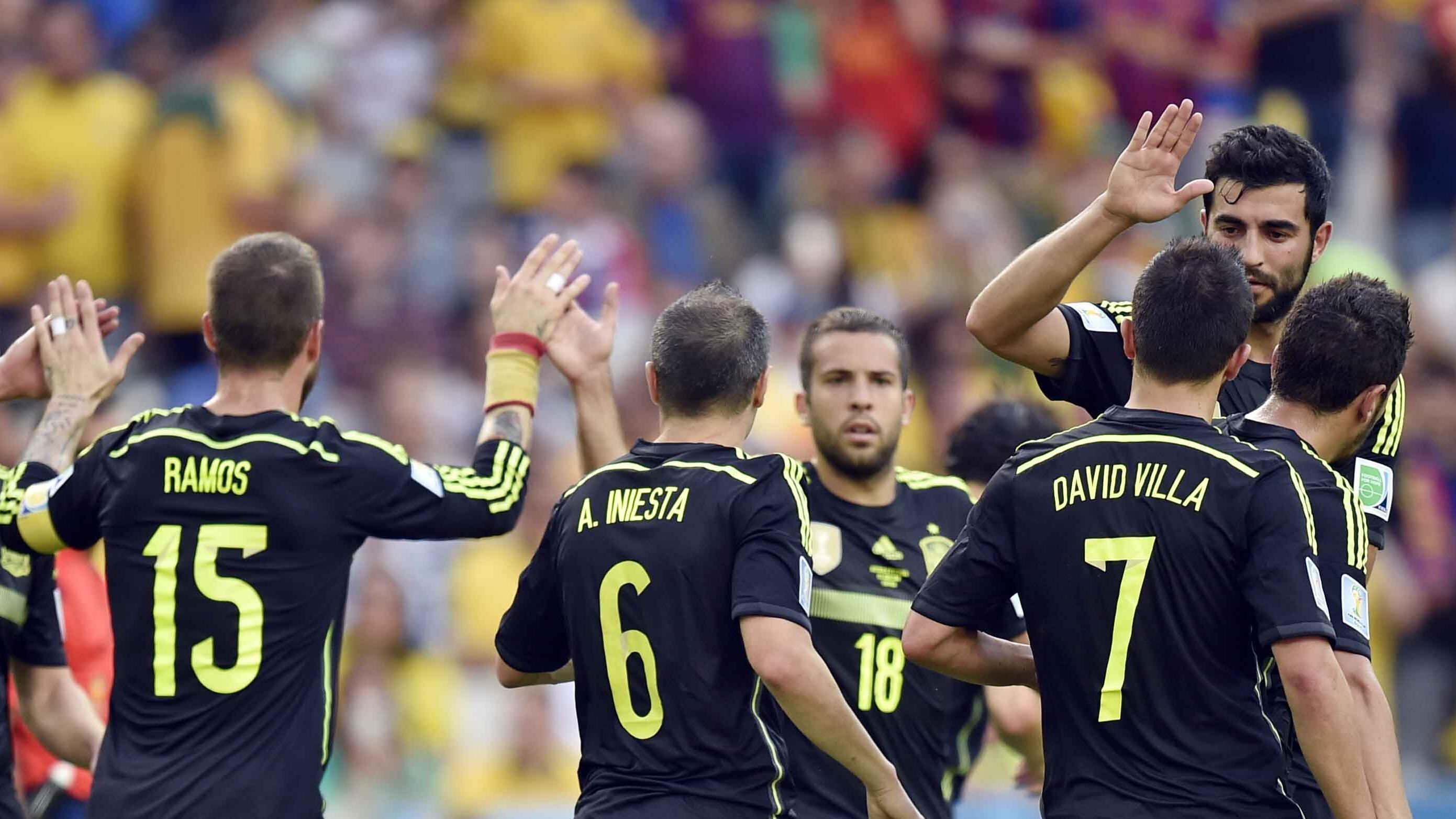 Villa, tacco pieno di baci. L'addio in maglia nera della Spagna campione