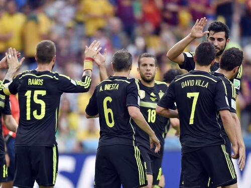 Villa, tacco pieno di baci. L'addio in maglia nera della Spagna campione