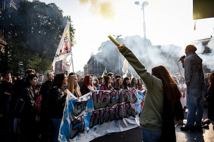 Corteo di studenti in protesta  19