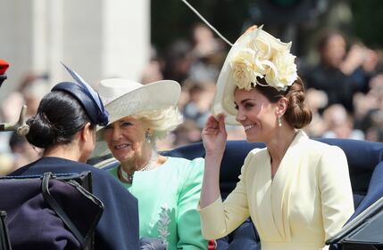 Royal Family, i Cambridge al Trooping the Colour: foto 1