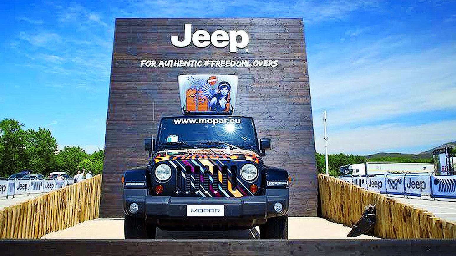 Il mito Usa in trasferta Jeep e Harley insieme per un fine settimana