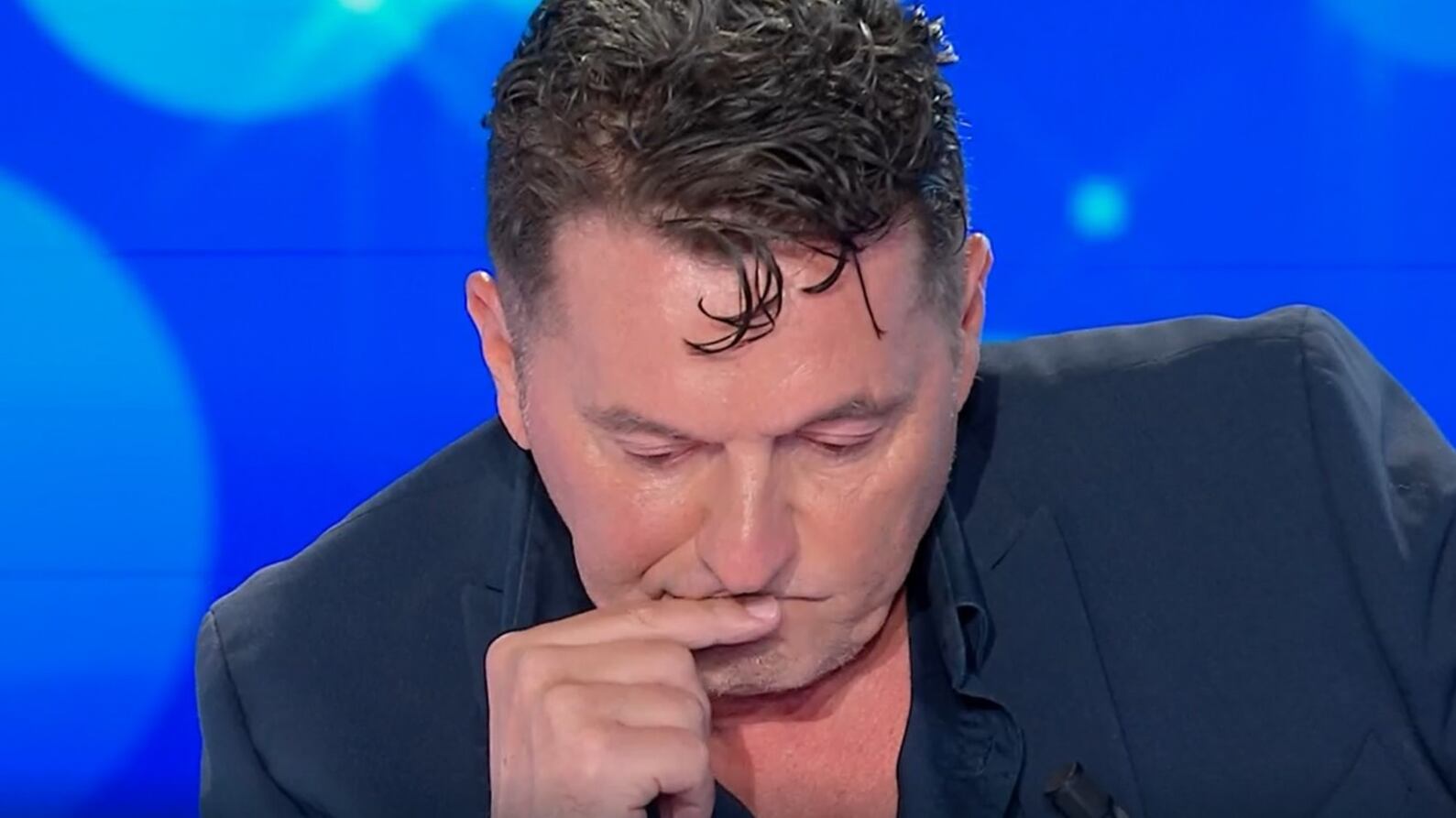 Domenica In, Teo Mammucari parla della figlia e scoppia in lacrime: "Non ce la faccio"