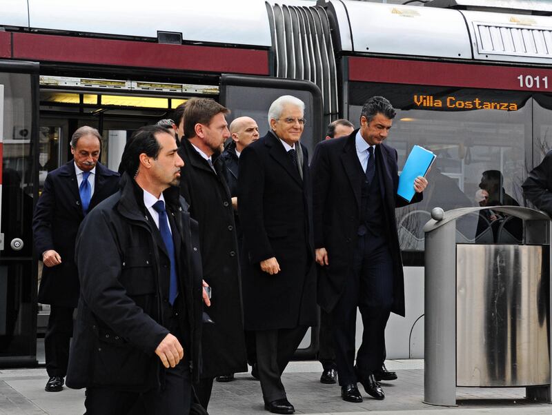 Mattarella va a Firenze in treno e tram 3