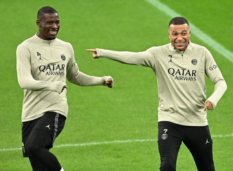 Mbappe allenamento Milan PSG