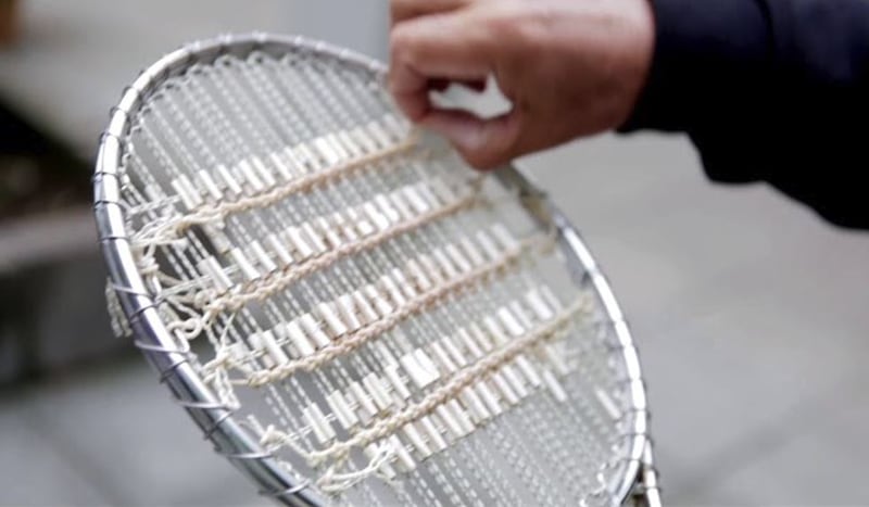 Spaghetti raquet