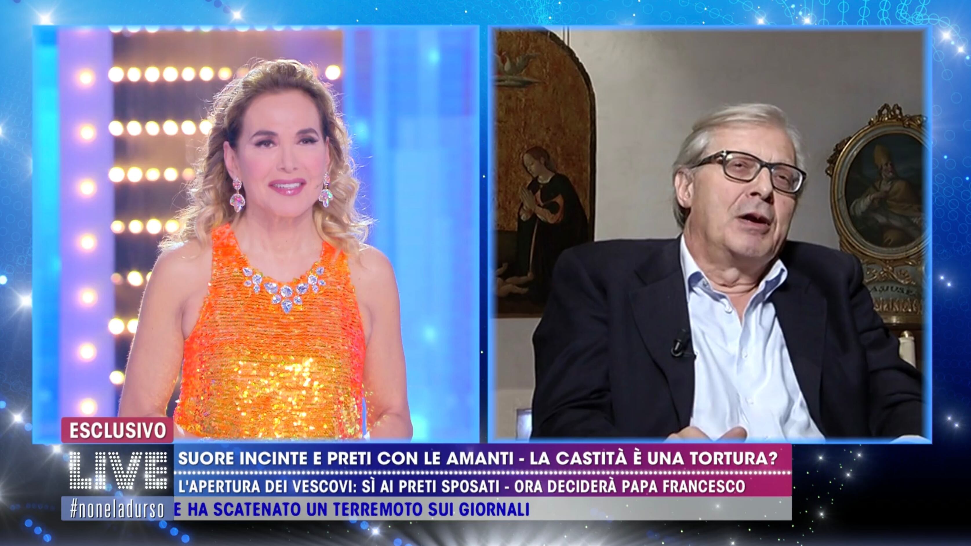 Vittorio Sgarbi: "Quella volta che lasciai il telefono ad una suora e lei dopo mesi si tolse il velo e mi chiamò"