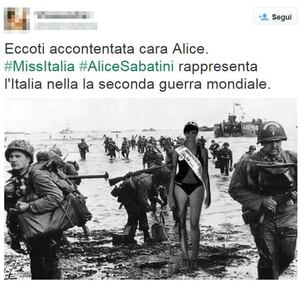 Miss Italia e la II Guerra Mondiale, l'ironia su social network 16
