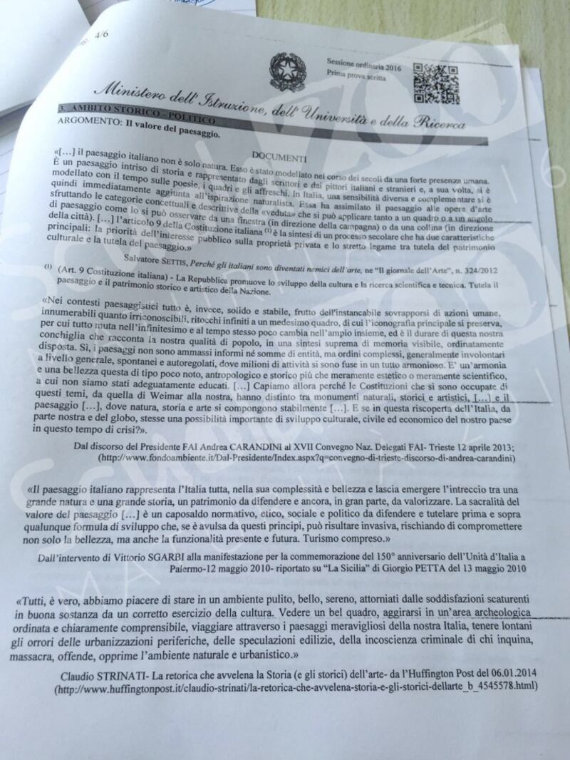Maturità 2016, ecco le tracce 3
