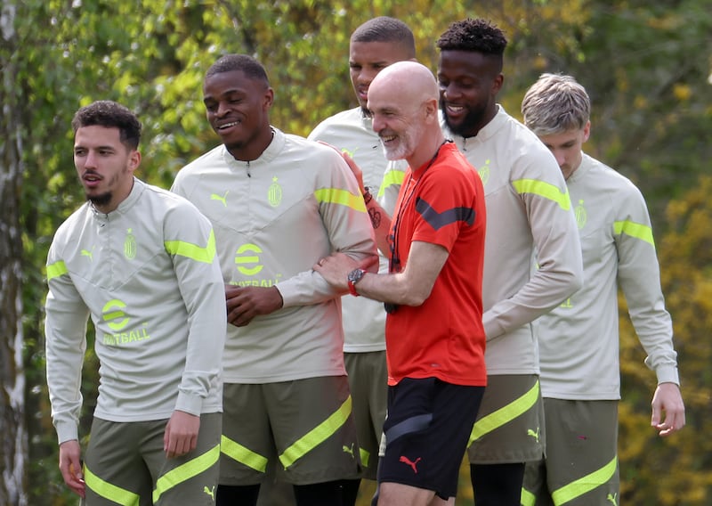 Pioli allenamento