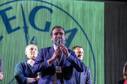 La kermesse della Lega a Palermo: Salvini accolto dai simpatizzanti 6