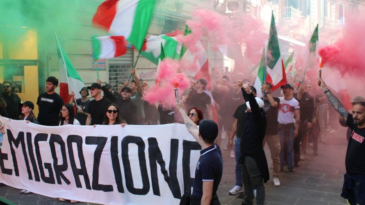 Casapound: "A La Spezia un successo, tensioni solo per colpa degli antifascisti"