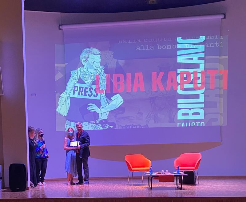 Fausto Biloslavo riceve il premio Cesco Tomaselli 2