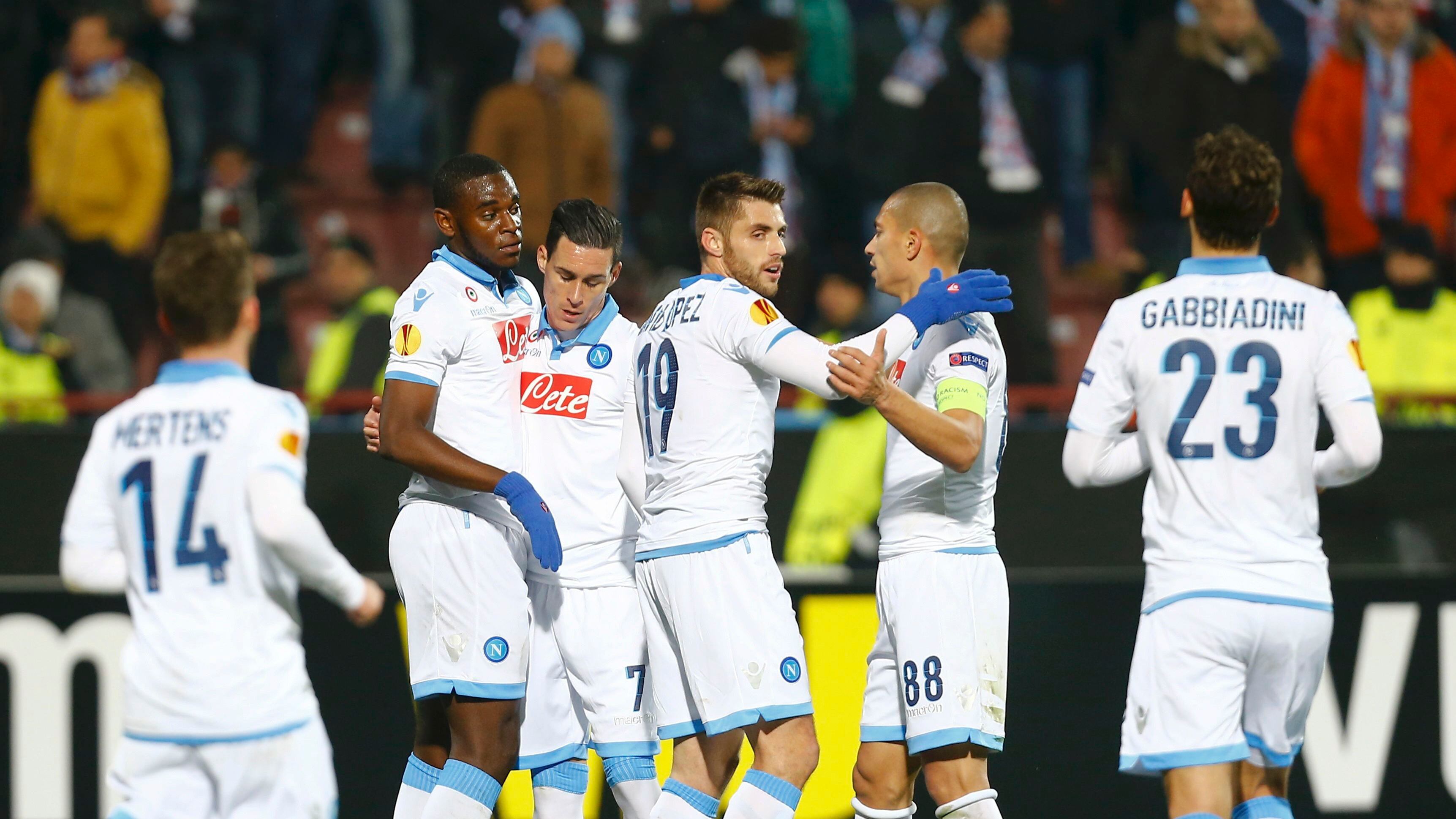 Europa League, Napoli poker col Tabzonspor