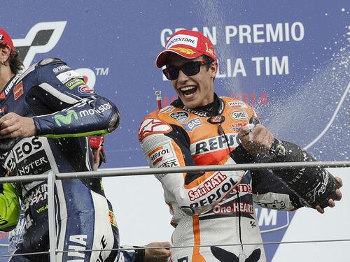 MotoGp, Marquez vince anche al Mugello. Rossi è terzo