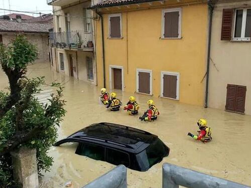 Alluvione nelle Marche: un morto e un disperso