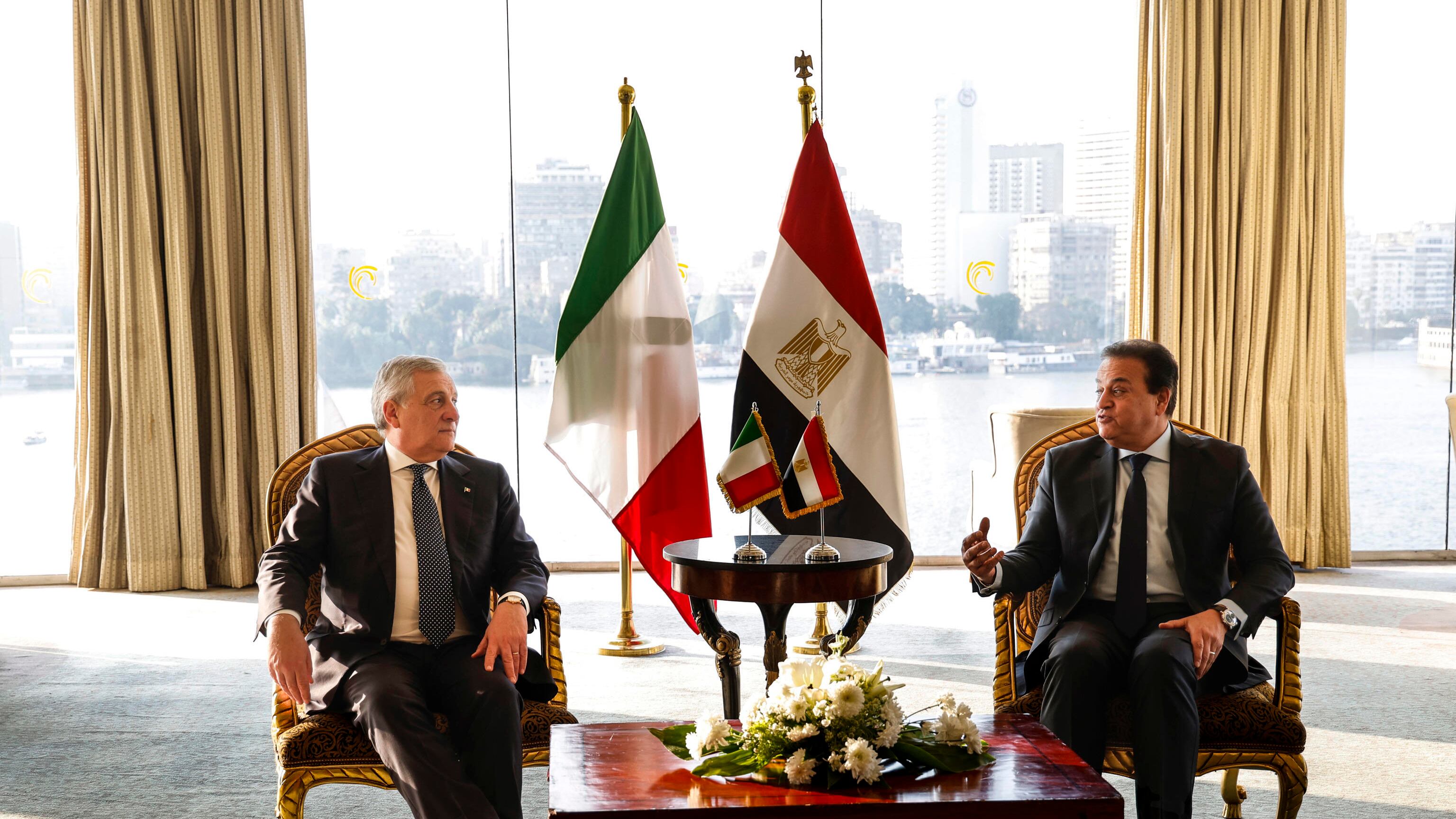 Tajani in Egitto: "Cooperazione sui migranti e nessuna reticenza sui casi di Regeni e Zaki"