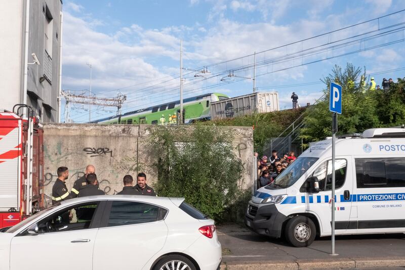 Treno deragliato Milano 9