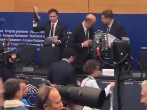 Ciocca: "Avevo il sangue alla testa e ho pestato le carte di Moscovici"