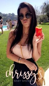 Kourtney Kardashian su Snapchat 7