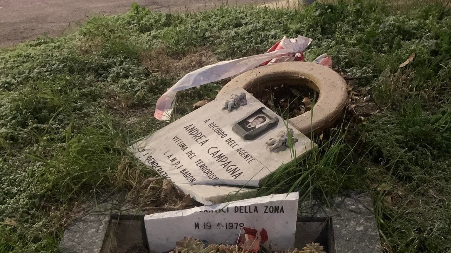 Vandalizzata la lapide dell'agente ucciso dal terrorismo rosso