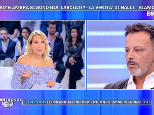 Kikò Nalli non approva la scelta di Ambra: "Il seno rifatto? A me piacciono le cose naturali"