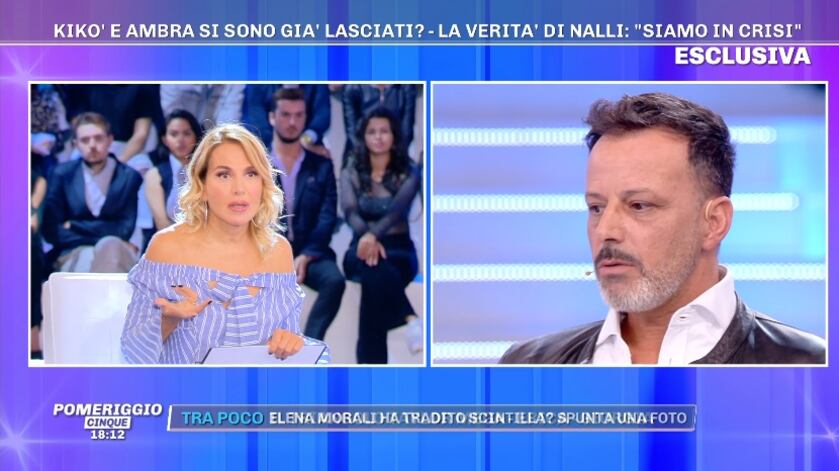 Kikò Nalli non approva la scelta di Ambra: "Il seno rifatto? A me piacciono le cose naturali"